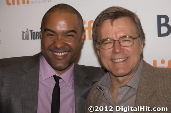 Matt Jackson and Nigel Sinclair | End of Watch premiere | 37th Toronto International Film Festival