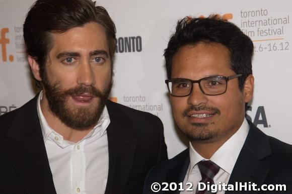 Jake Gyllenhaal and Michael Pena | End of Watch premiere | 37th Toronto International Film Festival