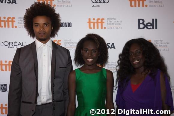Eka Darville, Xzannjah Matsi and Healesville Joel | Mr. Pip premiere | 37th Toronto International Film Festival