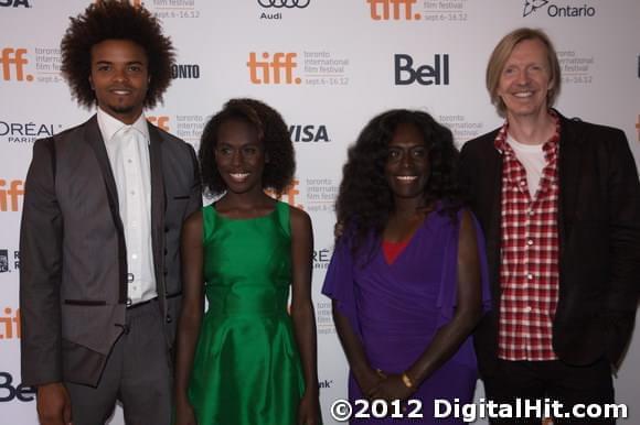 Eka Darville, Xzannjah Matsi, Healesville Joel and Andrew Adamson | Mr. Pip premiere | 37th Toronto International Film Festival