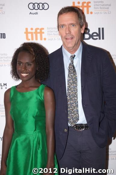Xzannjah Matsi and Hugh Laurie | Mr. Pip premiere | 37th Toronto International Film Festival
