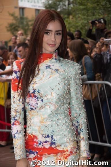 Lily Collins | Stuck in Love (formerly Writers) premiere | 37th Toronto International Film Festival