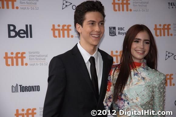 Nat Wolff and Lily Collins | Stuck in Love (formerly Writers) premiere | 37th Toronto International Film Festival