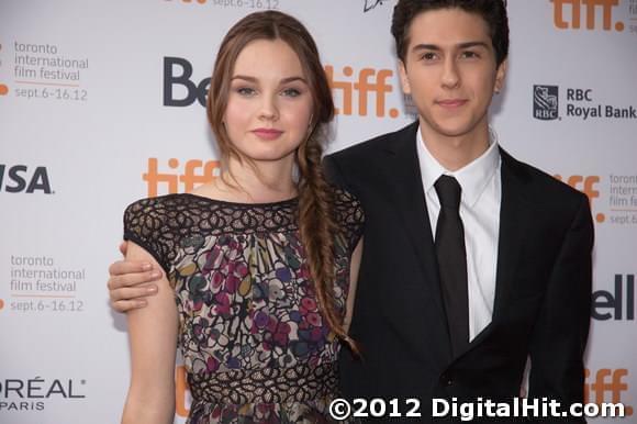 Liana Liberato and Nat Wolff | Stuck in Love (formerly Writers) premiere | 37th Toronto International Film Festival
