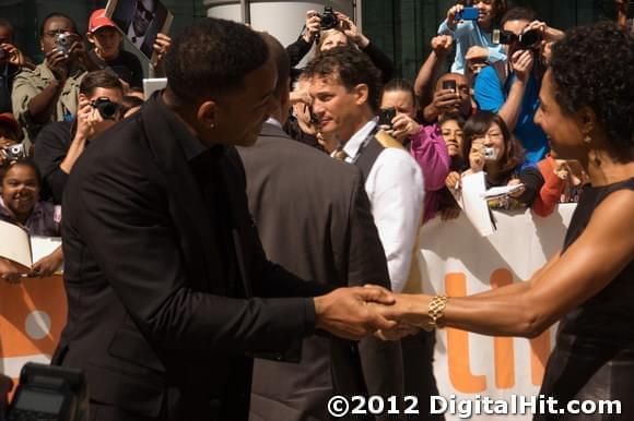 Photo: Picture of Will Smith and Shola Lynch | Free Angela & All Political Prisoners premiere | 37th Toronto International Film Festival TIFF2012-d4i-0072.jpg