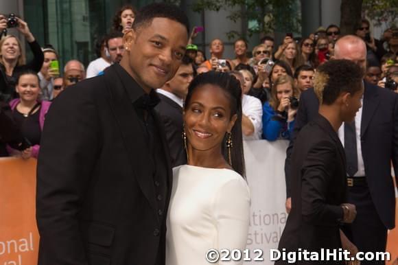 Photo: Picture of Will Smith and Jada Pinkett Smith | Free Angela & All Political Prisoners premiere | 37th Toronto International Film Festival TIFF2012-d4i-0176.jpg