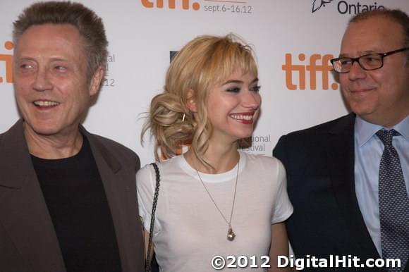 Christopher Walken, Imogen Poots and Yaron Zilberman | A Late Quartet premiere | 37th Toronto International Film Festival