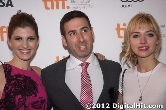 Lauren Aboulafia, Seth Grossman and Imogen Poots | A Late Quartet premiere | 37th Toronto International Film Festival