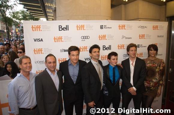 Photo: Picture of Mickey Liddell, Andrew Stern, Jason Bateman, Frank Grillo, Aviad Bernstein, Henry Alex Rubin and Paula Patton | Disconnect premiere | 37th Toronto International Film Festival TIFF2012-d6i-0094.jpg