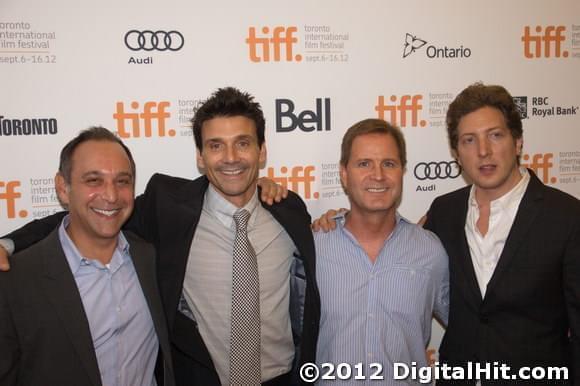 Andrew Stern, Frank Grillo, Mickey Liddell and Henry Alex Rubin | Disconnect premiere | 37th Toronto International Film Festival