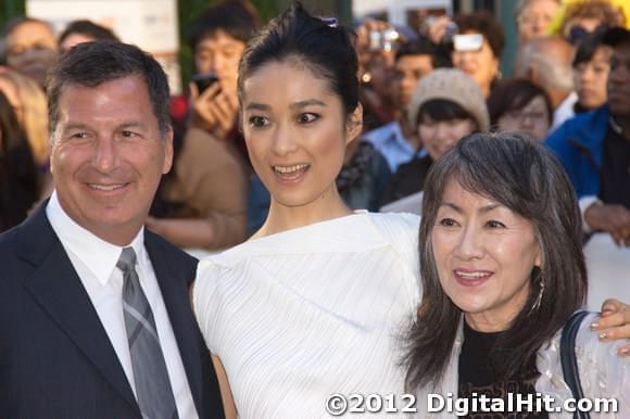 Gary Foster, Eriko Hatsune and Yoko Narahashi | Emperor premiere | 37th Toronto International Film Festival