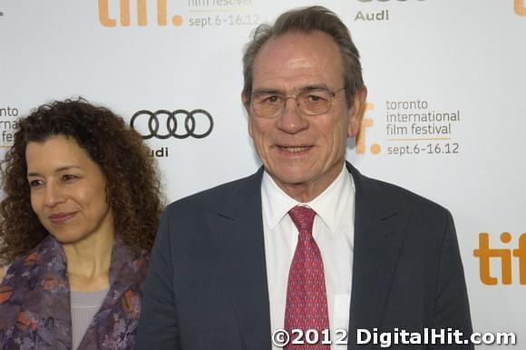 Dawn Laurel Jones and Tommy Lee Jones | Emperor premiere | 37th Toronto International Film Festival