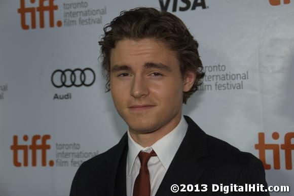 Callan McAuliffe at The Fifth Estate premiere | 38th Toronto International Film Festival