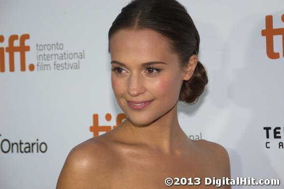 Alicia Vikander at The Fifth Estate premiere | 38th Toronto International Film Festival