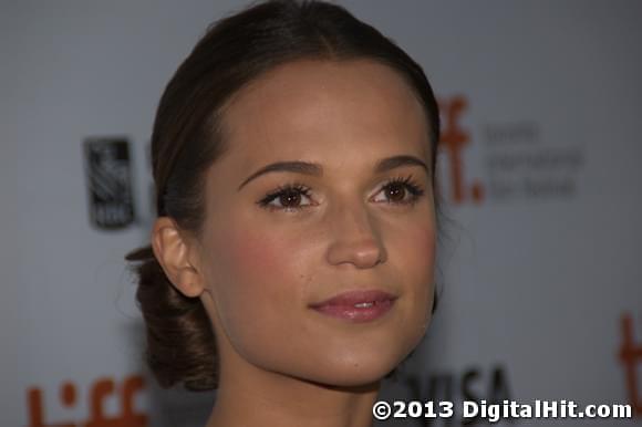 Alicia Vikander at The Fifth Estate premiere | 38th Toronto International Film Festival