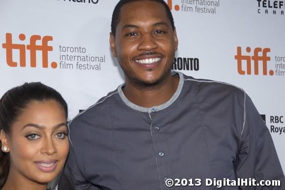 La La Anthony and Carmelo Anthony | Mandela: Long Walk to Freedom premiere | 38th Toronto International Film Festival