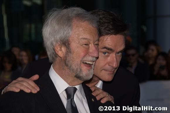 Gordon Pinsent and Peter Keleghan at The Grand Seduction premiere | 38th Toronto International Film Festival