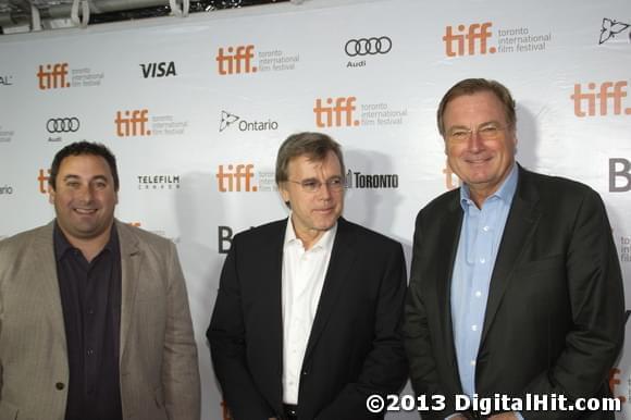 Tobin Armbrust, Nigel Sinclair and Guy East | Rush premiere | 38th Toronto International Film Festival