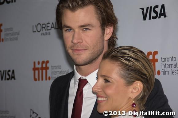 Chris Hemsworth and Elsa Pataky | Rush premiere | 38th Toronto International Film Festival