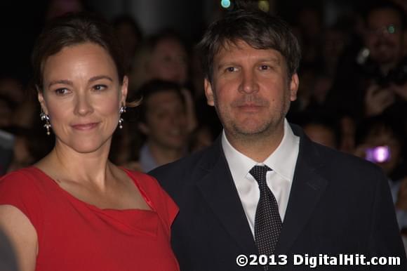 Nicola Usborne and Joel Hopkins | Love Punch premiere | 38th Toronto International Film Festival