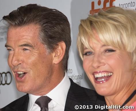 Pierce Brosnan and Emma Thompson | Love Punch premiere | 38th Toronto International Film Festival