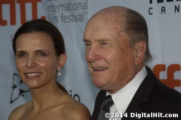 Luciana Pedraza and Robert Duvall at The Judge premiere | 39th Toronto International Film Festival