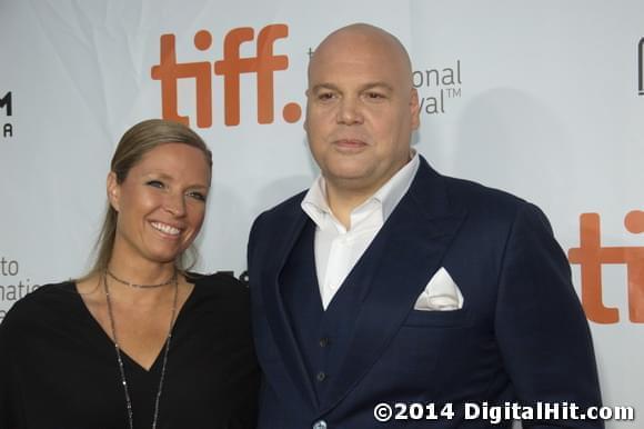 Carin van der Donk and Vincent D’Onofrio at The Judge premiere | 39th Toronto International Film Festival
