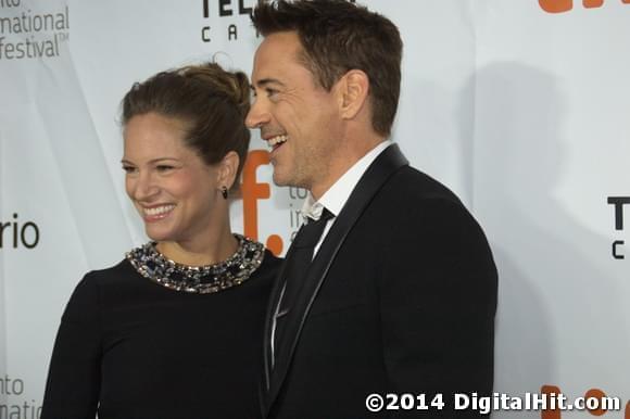 Susan Downey and Robert Downey Jr. at The Judge premiere | 39th Toronto International Film Festival
