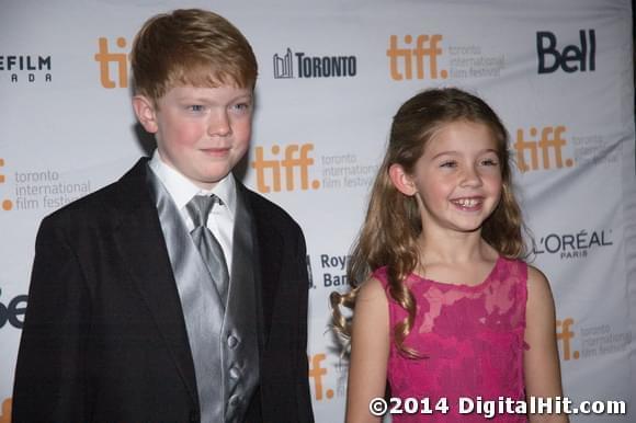 Brady Permenter and Stella Allen at The Sound and the Fury premiere | 39th Toronto International Film Festival