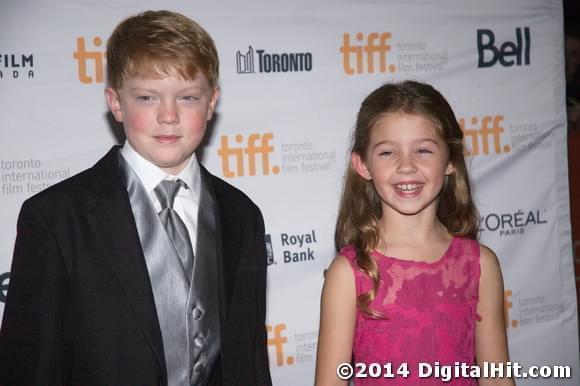 Brady Permenter and Stella Allen at The Sound and the Fury premiere | 39th Toronto International Film Festival