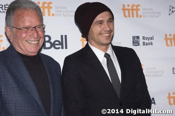 Mace Neufeld and James Franco at The Sound and the Fury premiere | 39th Toronto International Film Festival