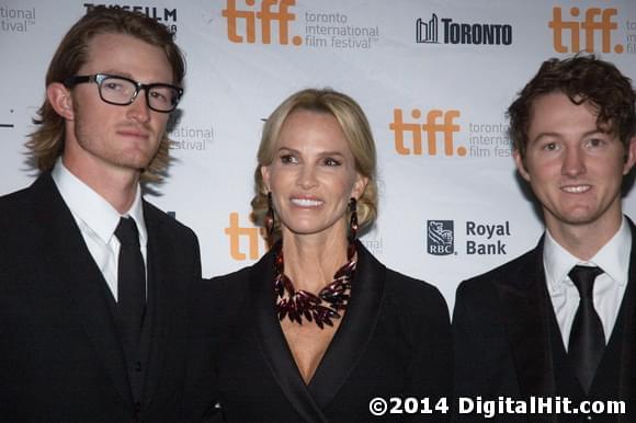 Tristan Gretzky, Janet Gretzky and Ty Gretzky at The Sound and the Fury premiere | 39th Toronto International Film Festival