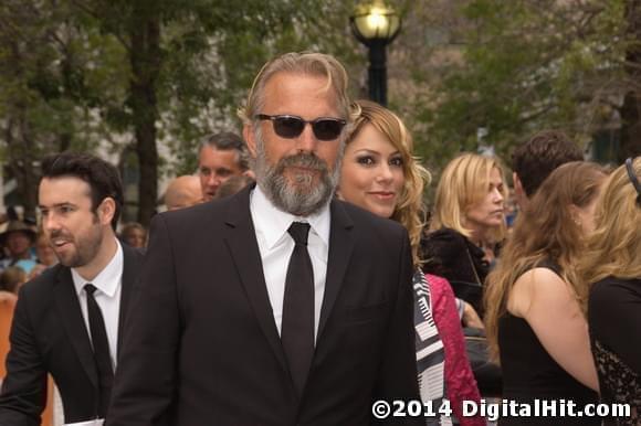 Kevin Costner and Christine Baumgartner | Black or White premiere | 39th Toronto International Film Festival