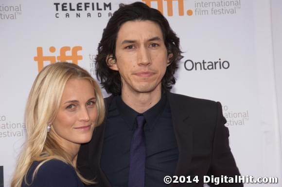 Joanne Tucker and Adam Driver | While We’re Young premiere | 39th Toronto International Film Festival
