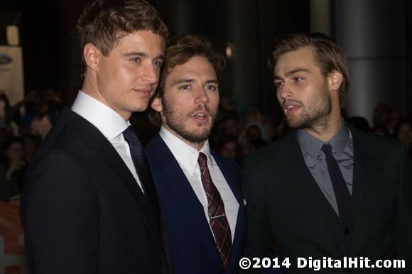 Max Irons, Sam Claflin and Douglas Booth at The Riot Club premiere | 39th Toronto International Film Festival