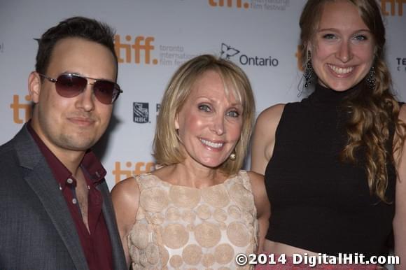 Jordan Maltby, Janet Brenner and Emily Maltby at The Last 5 Years premiere | 39th Toronto International Film Festival