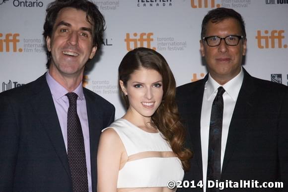 Jason Robert Brown, Anna Kendrick and Richard LaGravenese at The Last 5 Years premiere | 39th Toronto International Film Festival