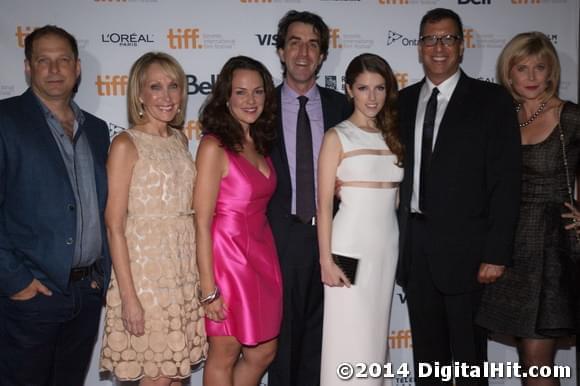 Kurt Deutsch, Janet Brenner, Georgia Stitt, Jason Robert Brown, Anna Kendrick, Richard LaGravenese and Lauren Versel at The Last 5 Years premiere | 39th Toronto International Film Festival