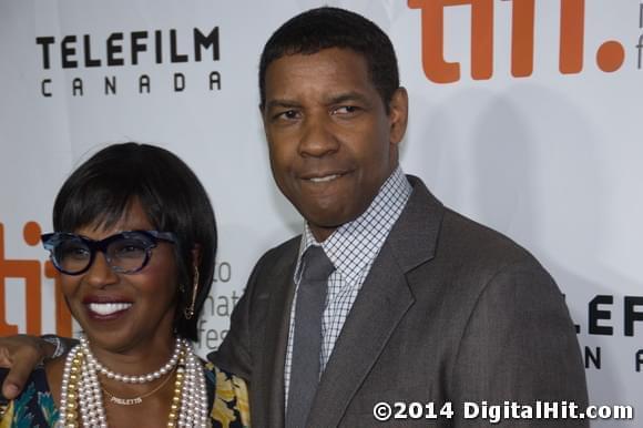 Pauletta Washington and Denzel Washington at The Equalizer premiere | 39th Toronto International Film Festival