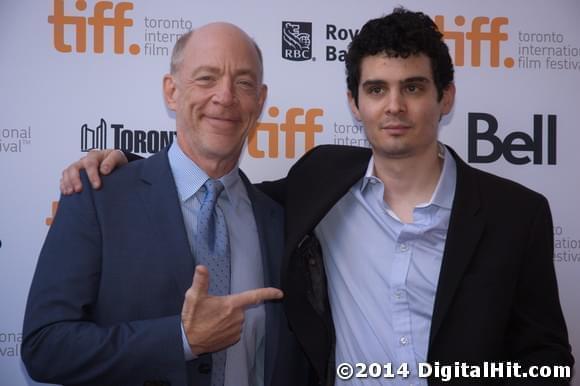 J.K. Simmons and Damien Chazelle | Whiplash premiere | 39th Toronto International Film Festival