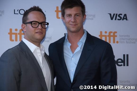 Sam Slater and Paul Bernon | Adult Beginners premiere | 39th Toronto International Film Festival