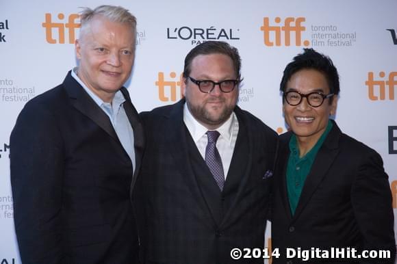 Glenn Pushelberg, Ross Katz and George Yabu | Adult Beginners premiere | 39th Toronto International Film Festival
