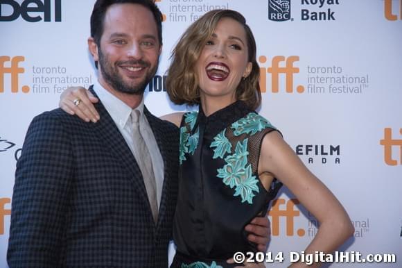 Nick Kroll and Rose Byrne | Adult Beginners premiere | 39th Toronto International Film Festival