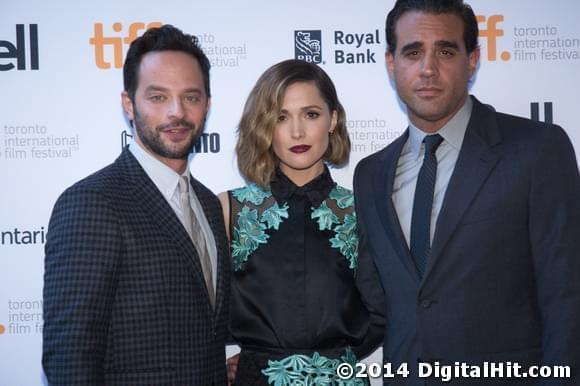 Nick Kroll, Rose Byrne and Bobby Cannavale | Adult Beginners premiere | 39th Toronto International Film Festival