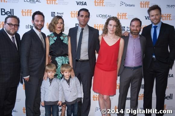 Ross Katz, Nick Kroll, Rose Byrne, Bobby Cannavale, Liz Flahive, Jeff Cox, Joel McHale, Caleb Paddock and Matthew Paddock | Adult Beginners premiere | 39th Toronto International Film Festival