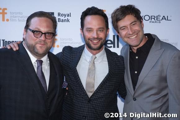 Ross Katz, Nick Kroll and Mark Duplass | Adult Beginners premiere | 39th Toronto International Film Festival
