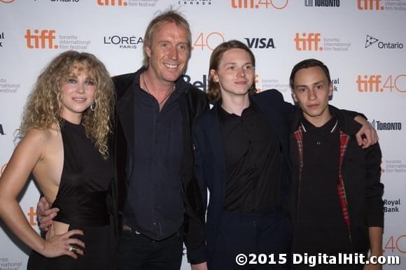 Juno Temple, Rhys Ifans, Jack Kilmer and Keir Gilchrist | Len and Company premiere | 40th Toronto International Film Festival