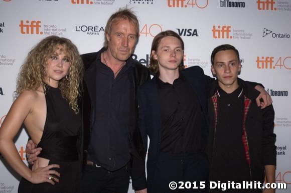 Juno Temple, Rhys Ifans, Jack Kilmer and Keir Gilchrist | Len and Company premiere | 40th Toronto International Film Festival