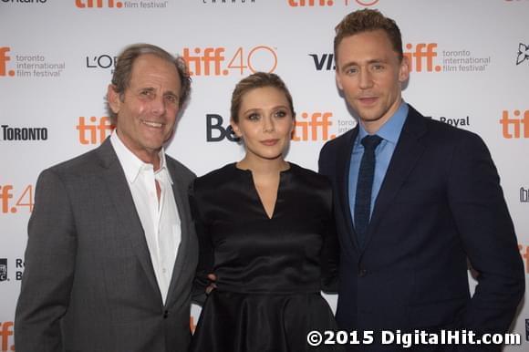 Marc Abraham, Elizabeth Olsen and Tom Hiddleston | I Saw the Light premiere | 40th Toronto International Film Festival