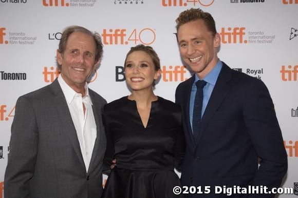 Marc Abraham, Elizabeth Olsen and Tom Hiddleston | I Saw the Light premiere | 40th Toronto International Film Festival